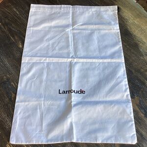 Larroude White Storage Bag